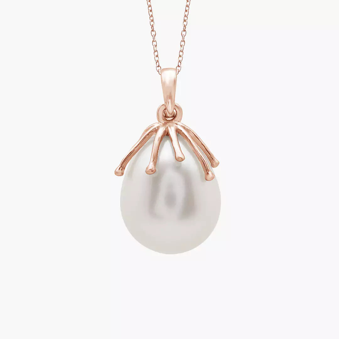 Raindrop Pearl Necklace