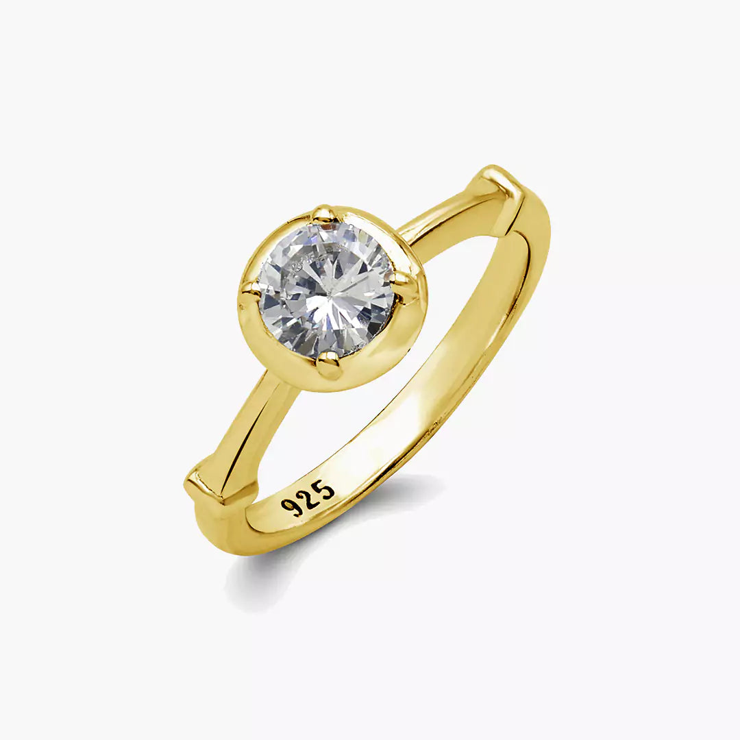 Simple Solitaire Ring