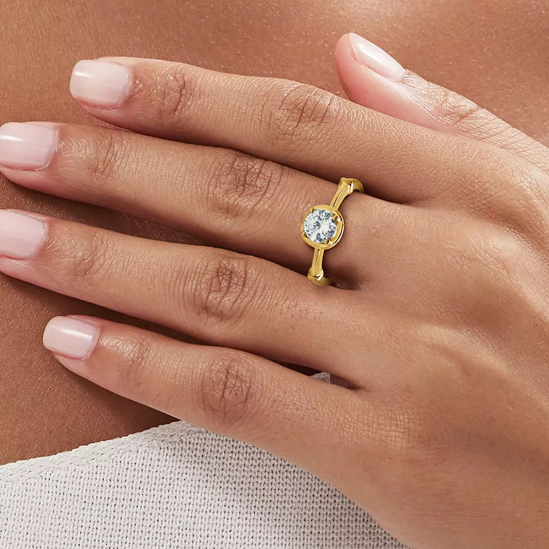 Simple Solitaire Ring