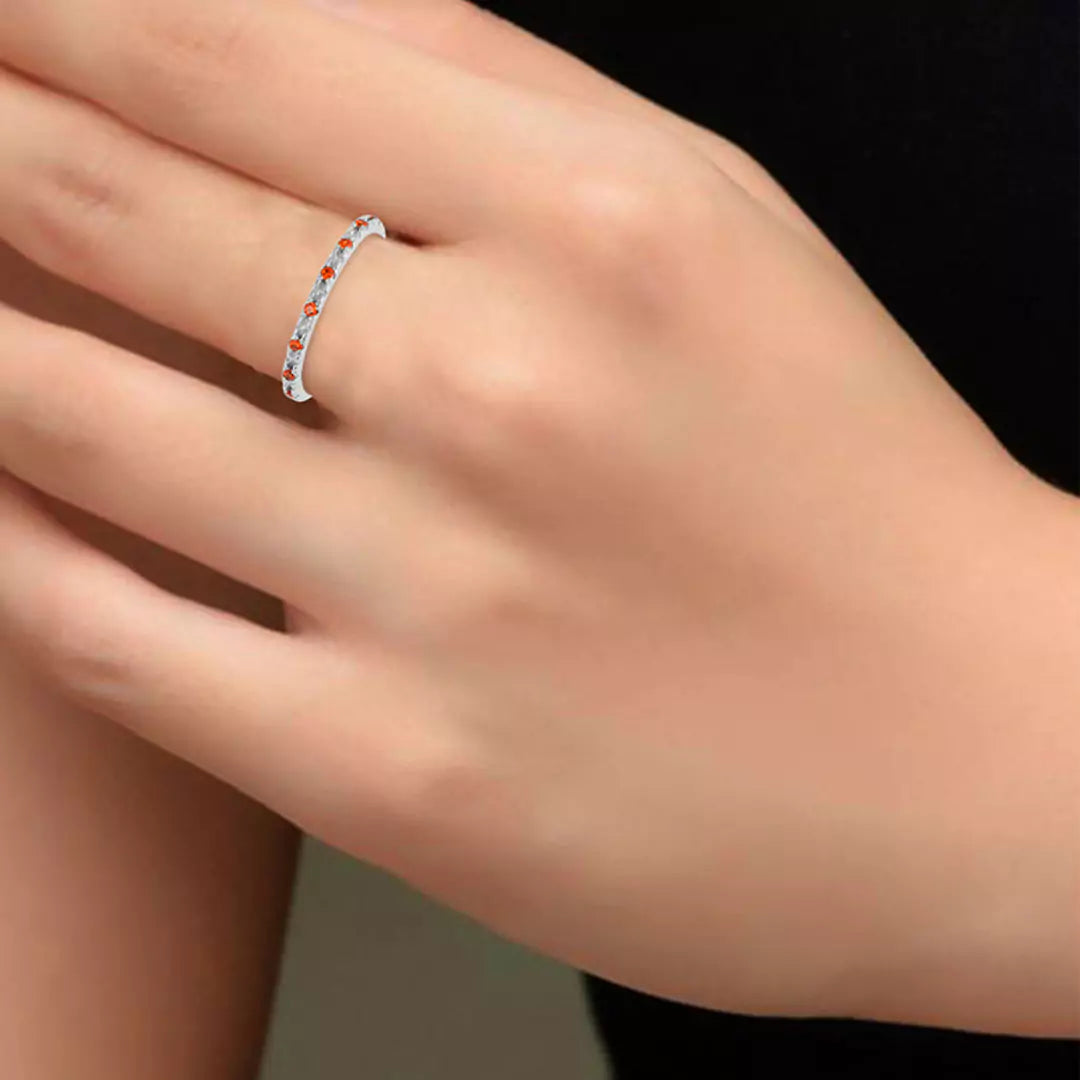 Spaced Thin Eternity Ring- Colourpop