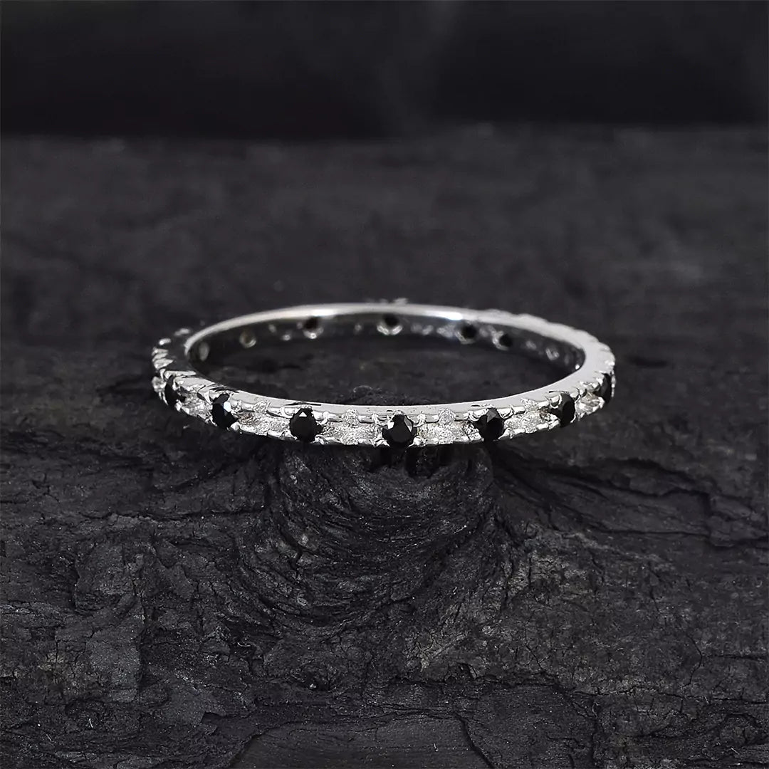 Spaced Thin Eternity Ring- Colourpop