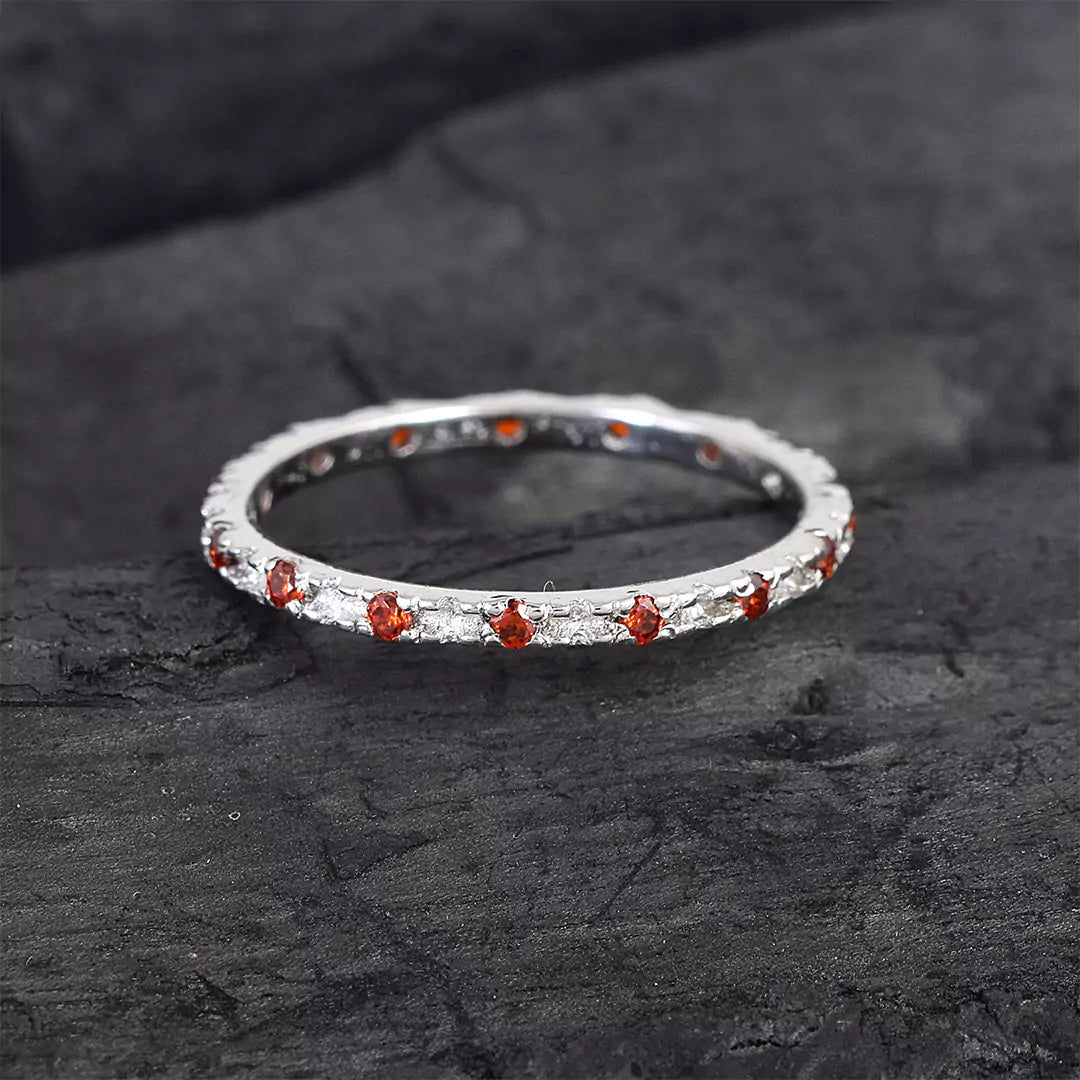 Spaced Thin Eternity Ring- Colourpop