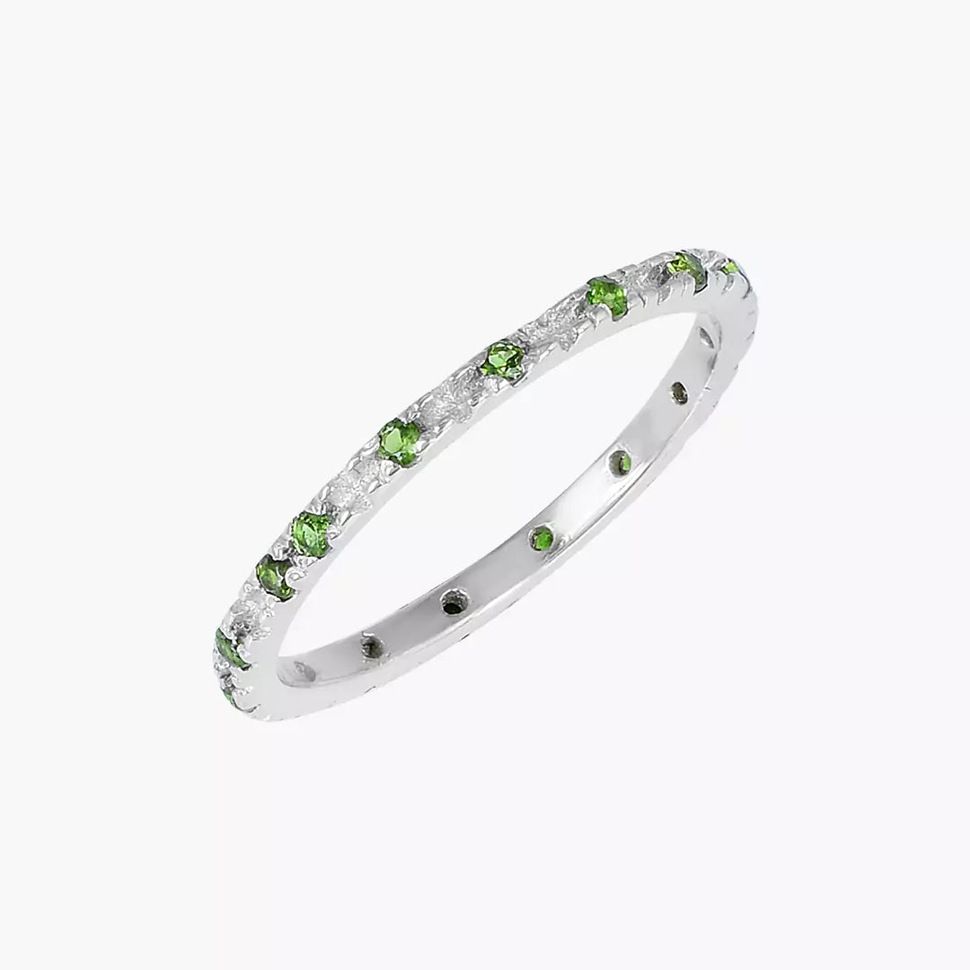 Spaced Thin Eternity Ring- Colourpop