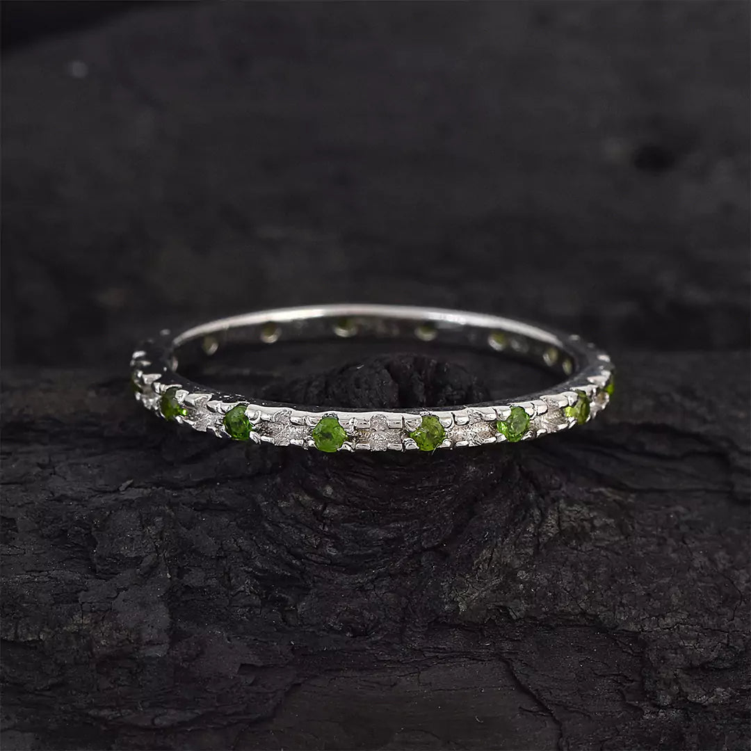 Spaced Thin Eternity Ring- Colourpop