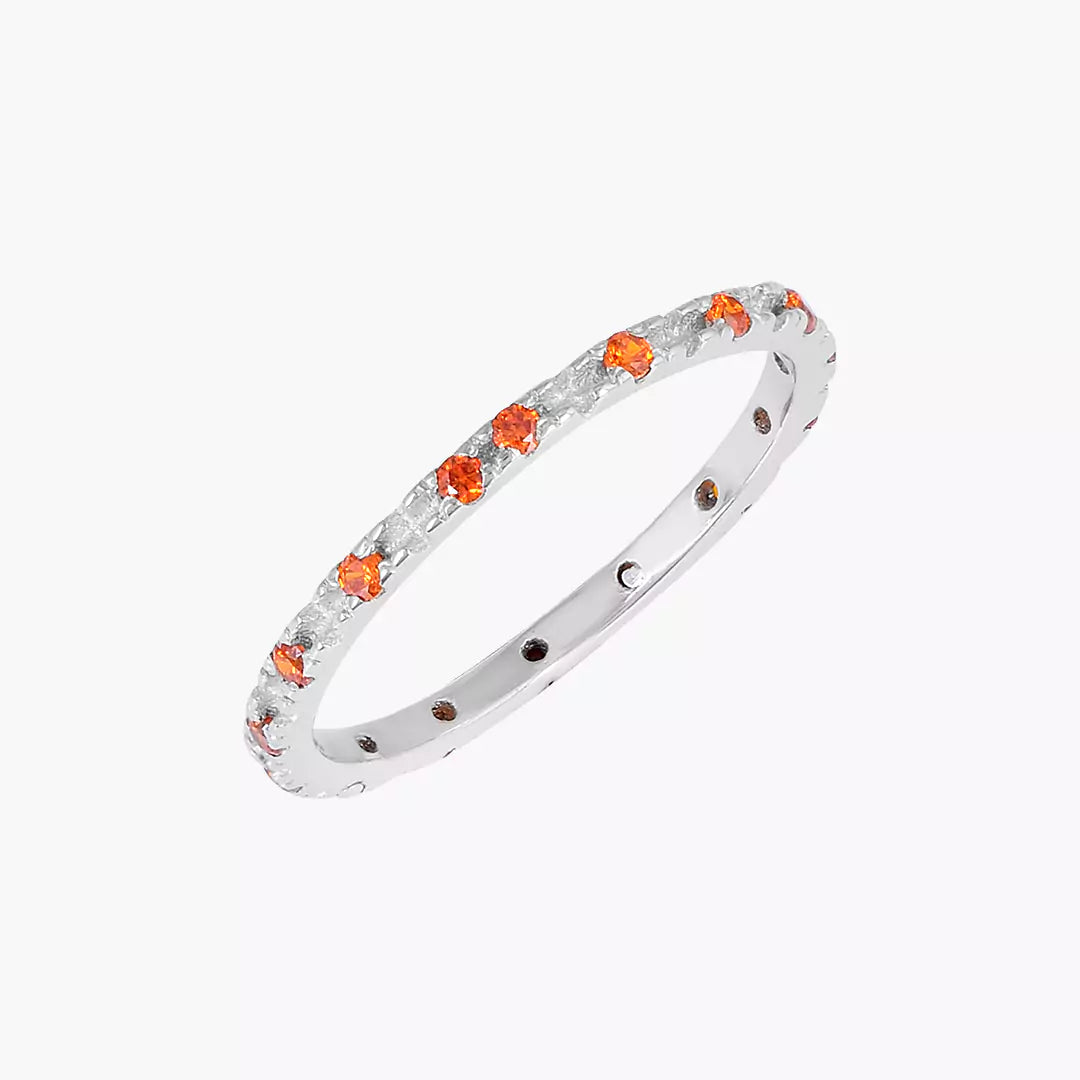 Spaced Thin Eternity Ring- Colourpop