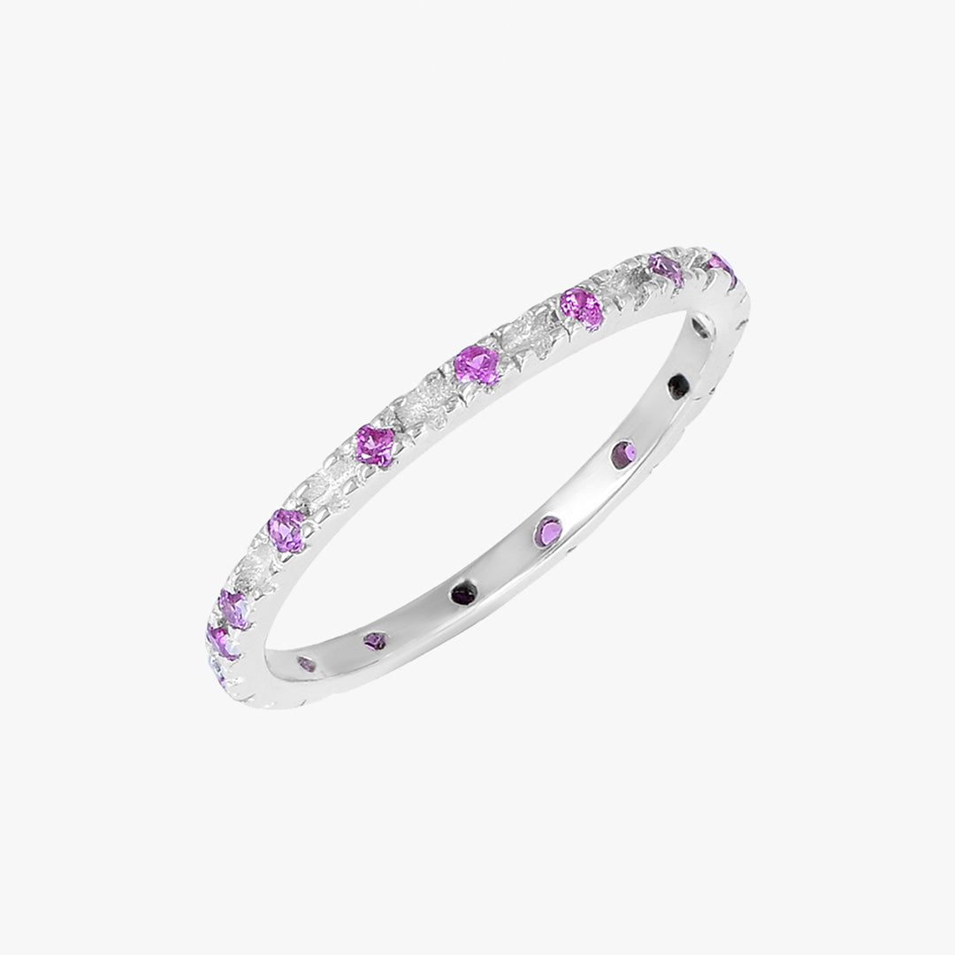Spaced Thin Eternity Ring- Colourpop