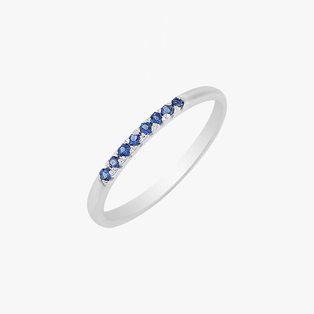 Thin Half Diamond Ring- Colourpop