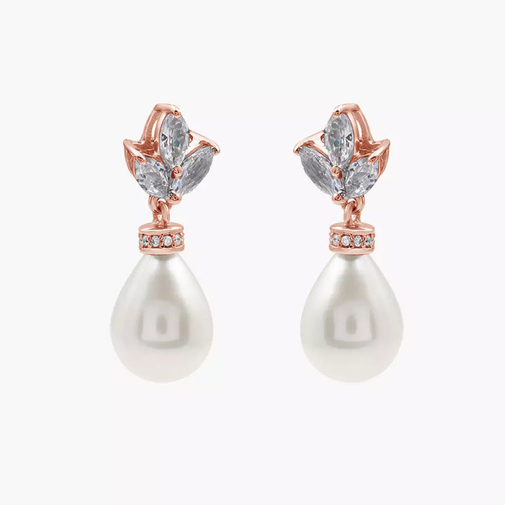 Lotus Pearl Earrings