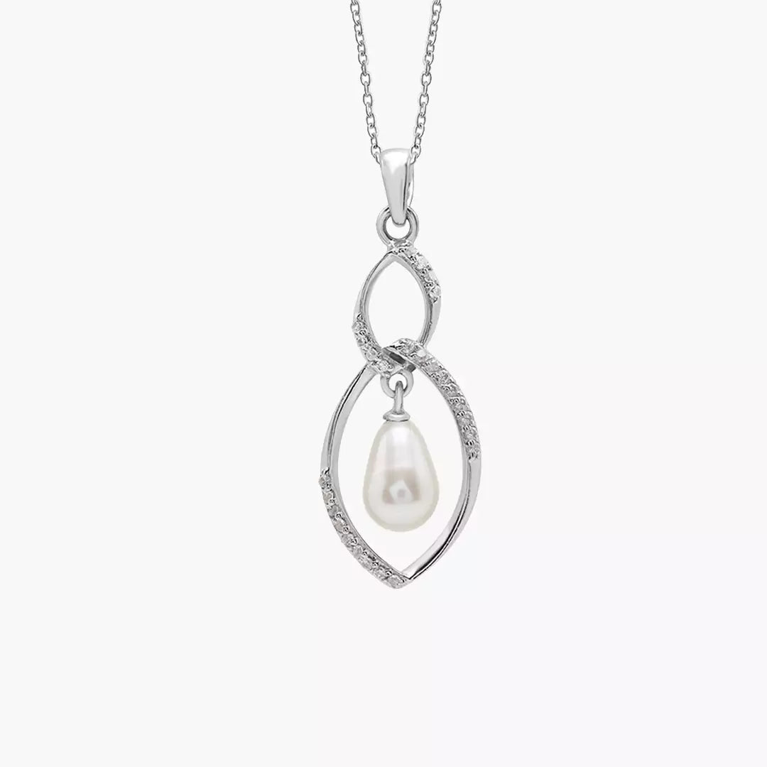 Twisty Twilight Pearl Necklace