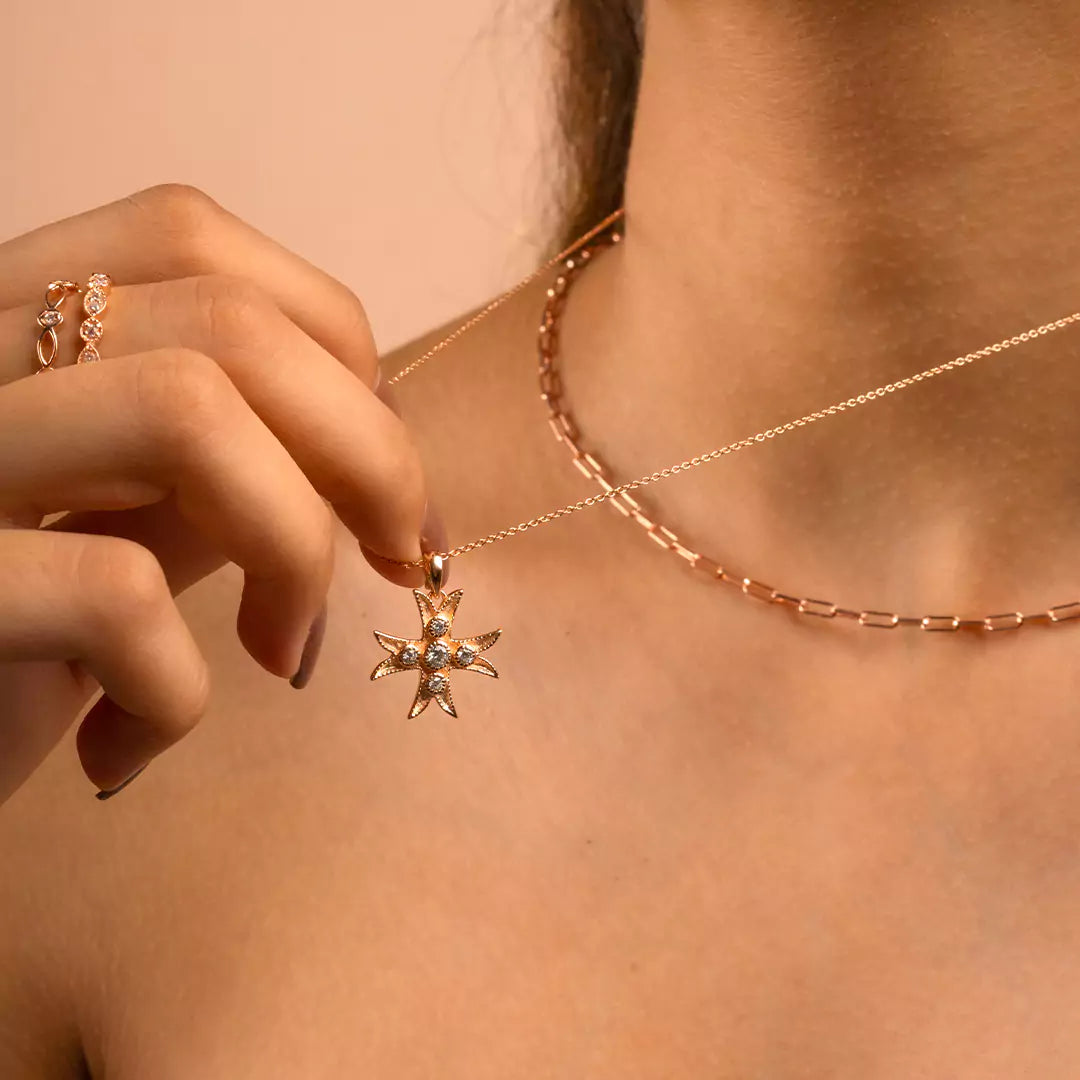 Vintage Cross Necklace