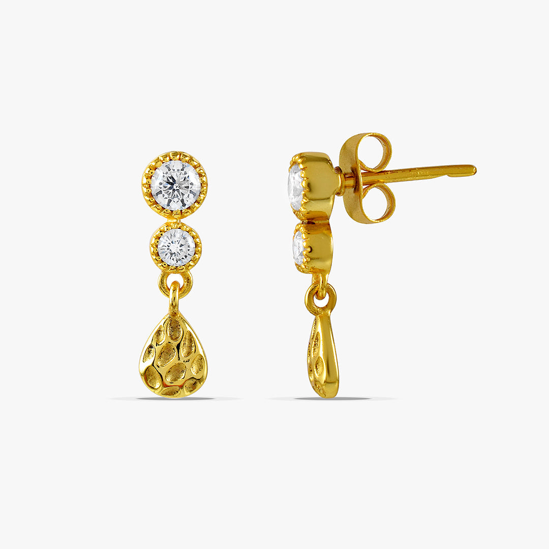 Vintage Foil Earrings