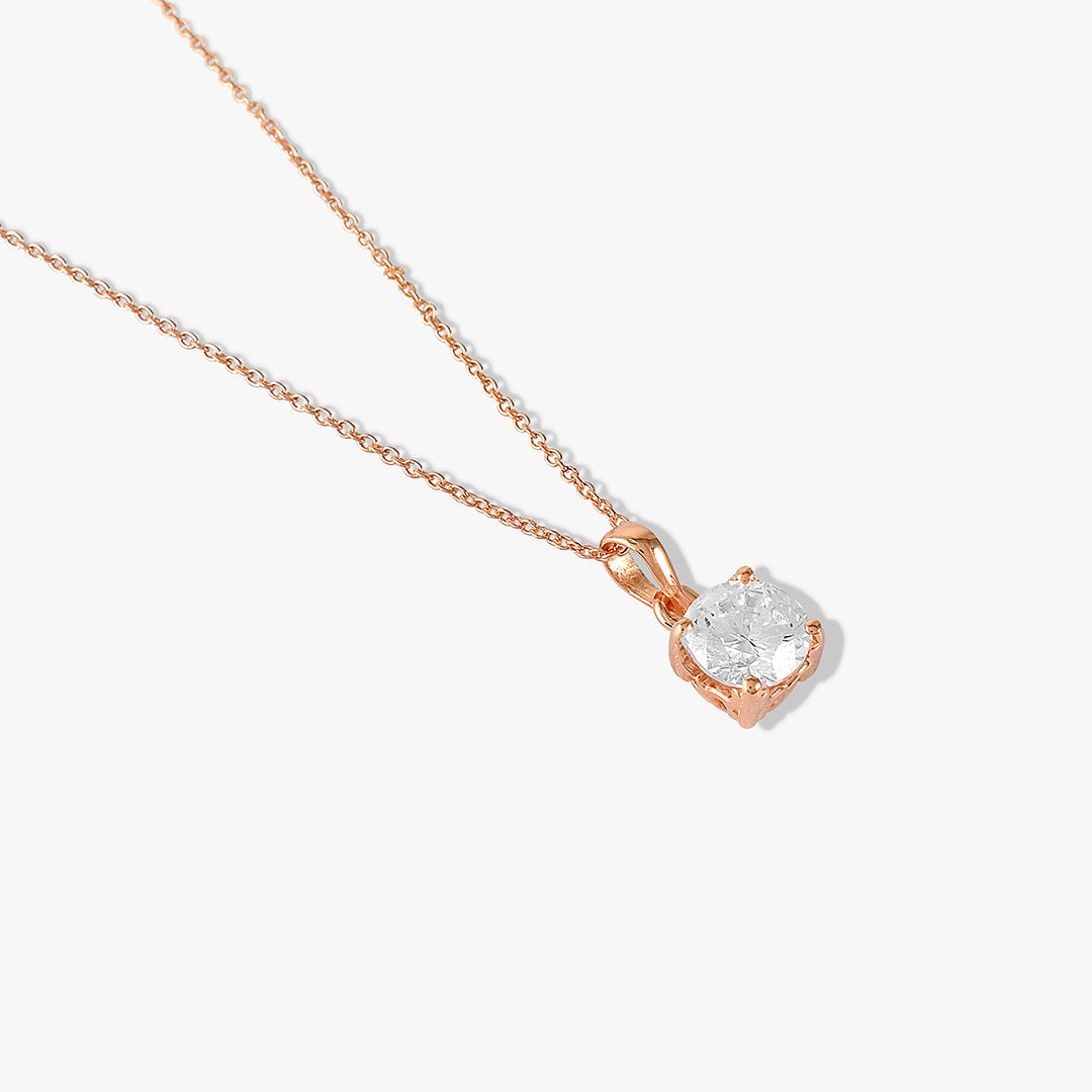 Vintage Solitaire Necklace