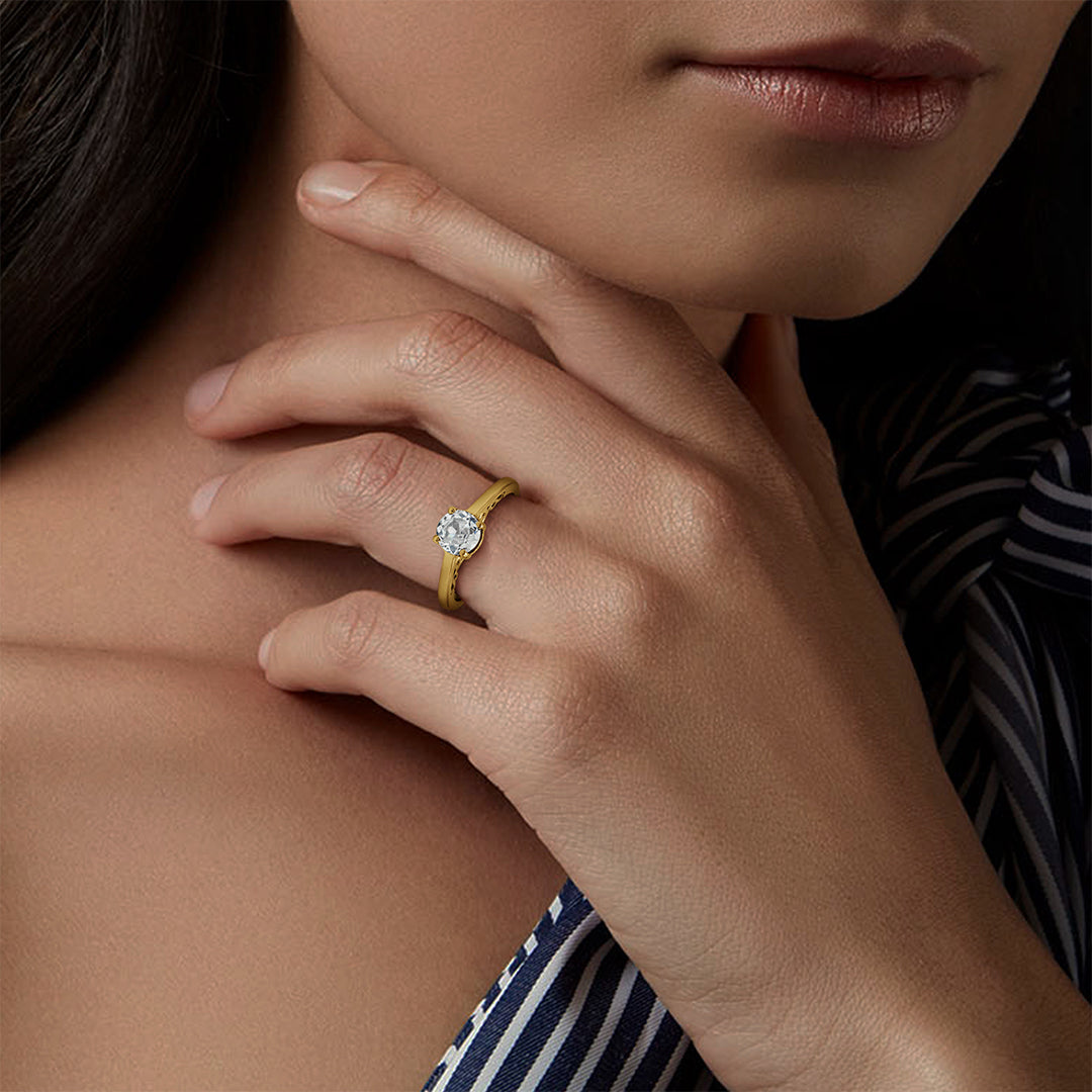 Vintage Solitaire Ring