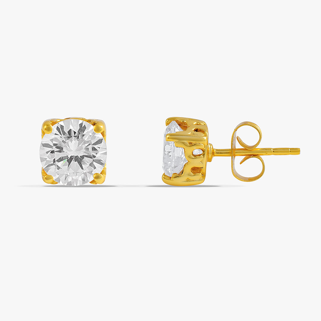 Vintage Solitaire Studs