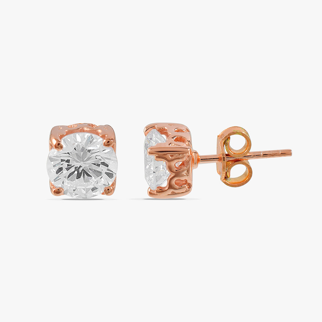 Vintage Solitaire Studs