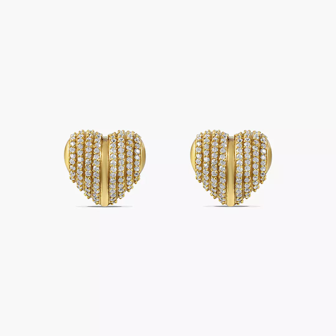 Wrapped Heart Studs